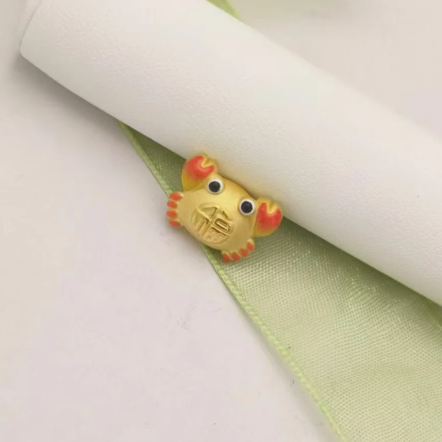 CBAI/菜百XD足金饰品 足金990 小螃蟹