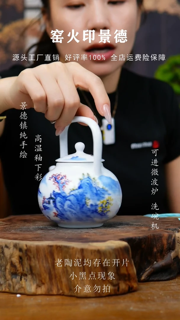 壶366景德镇高白泥小壶
