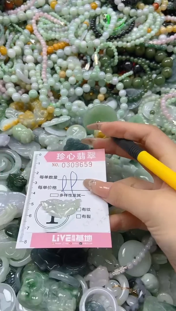 翡翠未镶嵌颈饰闪购0309659