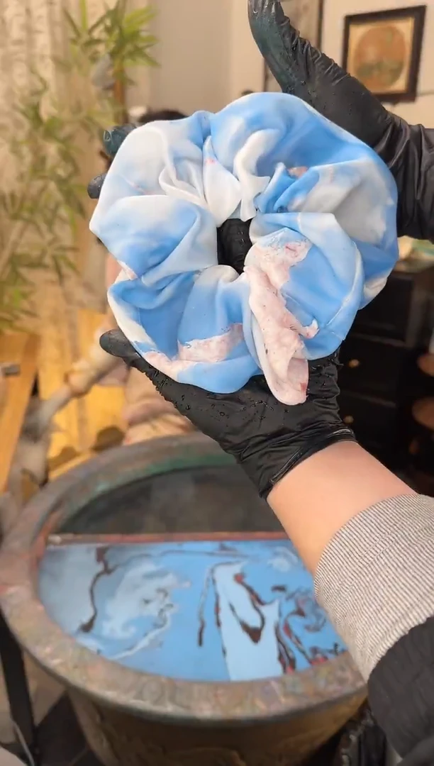 59 蓝粉色 超大肠发圈