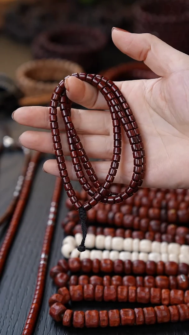 檀香紫檀（小叶紫檀）手串/手链5.6长串