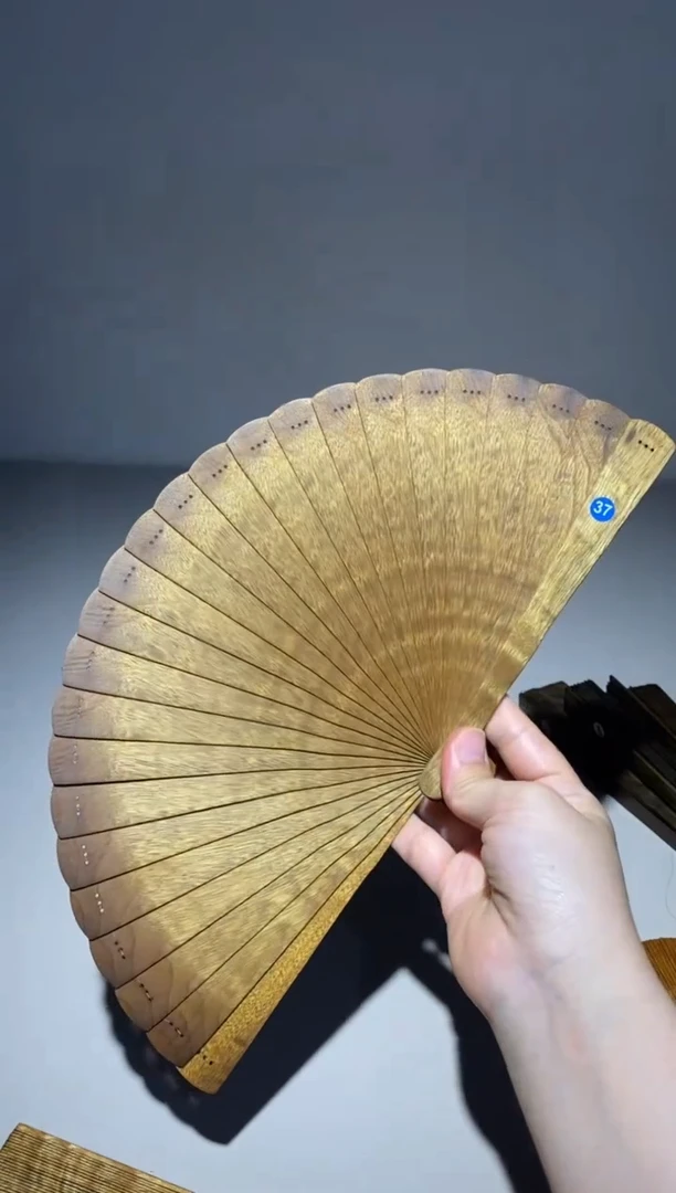 金丝楠18cm金丝楠木小叶桢楠扇37