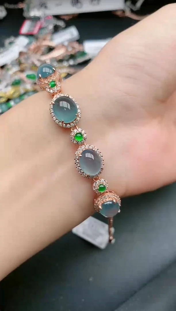 翡翠戒指银S925镶嵌11111