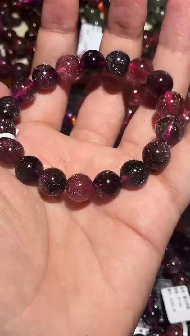 未镶嵌手链水晶超七单圈A11（多样性发其一）