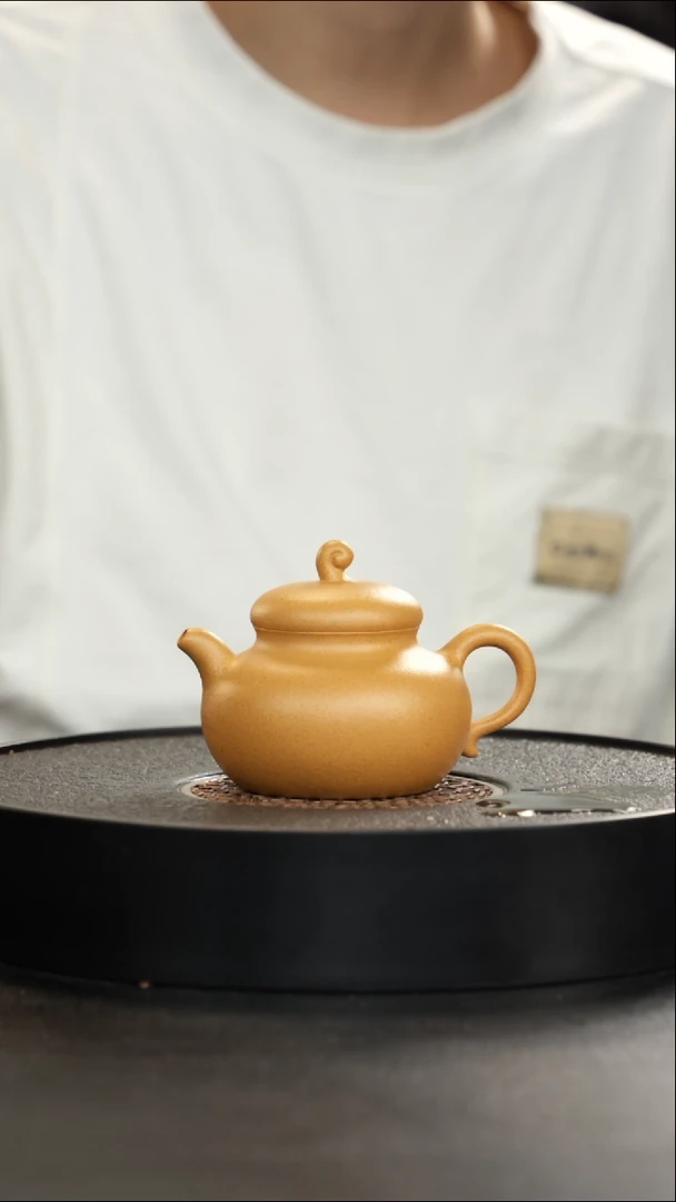 茶壶紫砂老宕口天花板黄金段葫芦