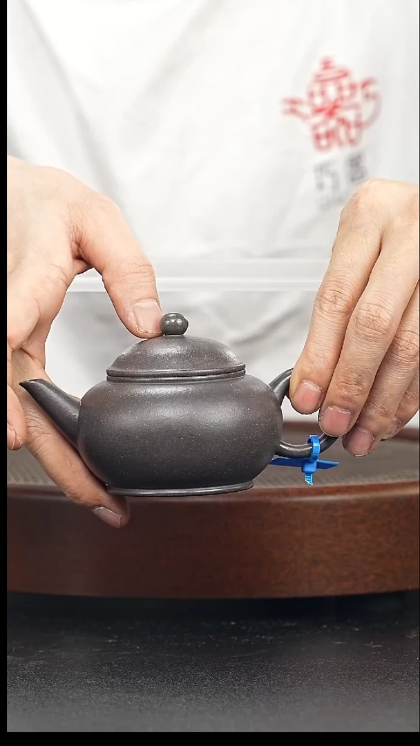 茶壶紫砂水平-老天青-微微瑕（X2）