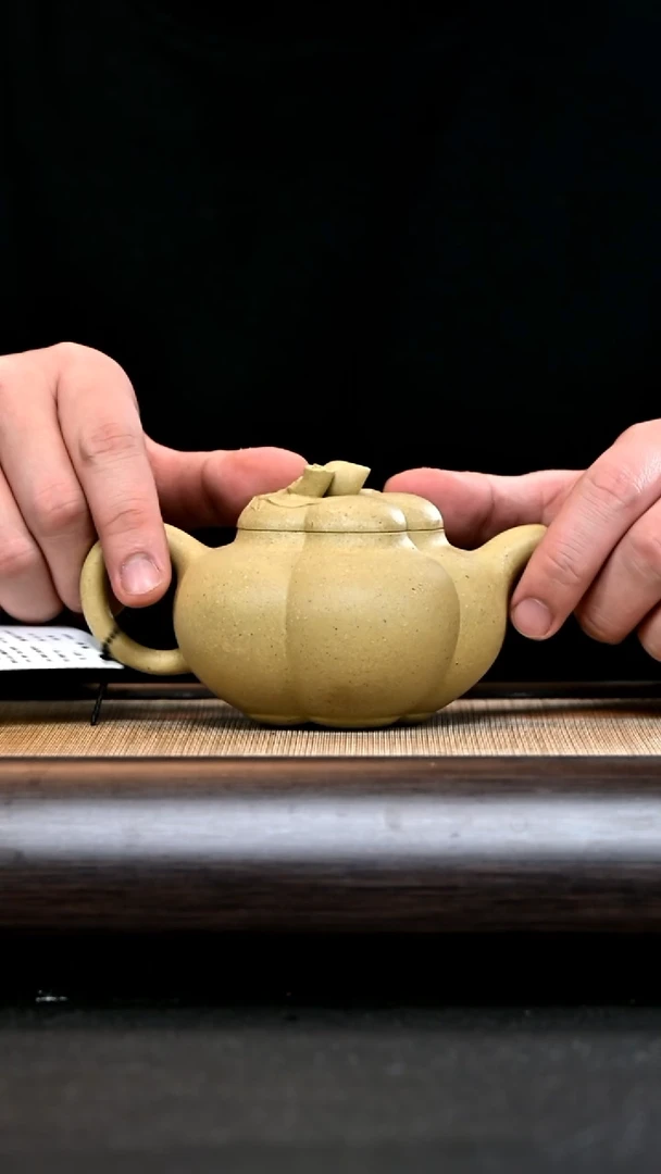 【闪购商品】紫砂茶壶全手上合桃 本绿