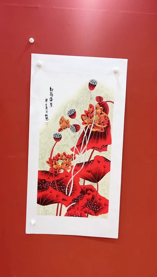 国画王月新国画作品