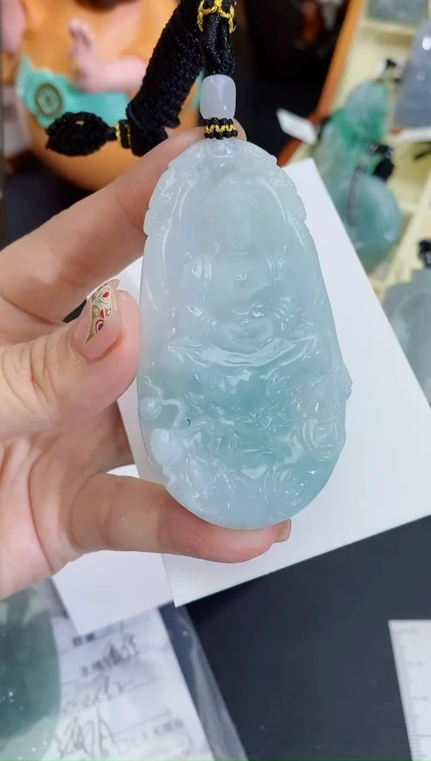 颈饰未镶嵌翡翠缅甸天然翡翠