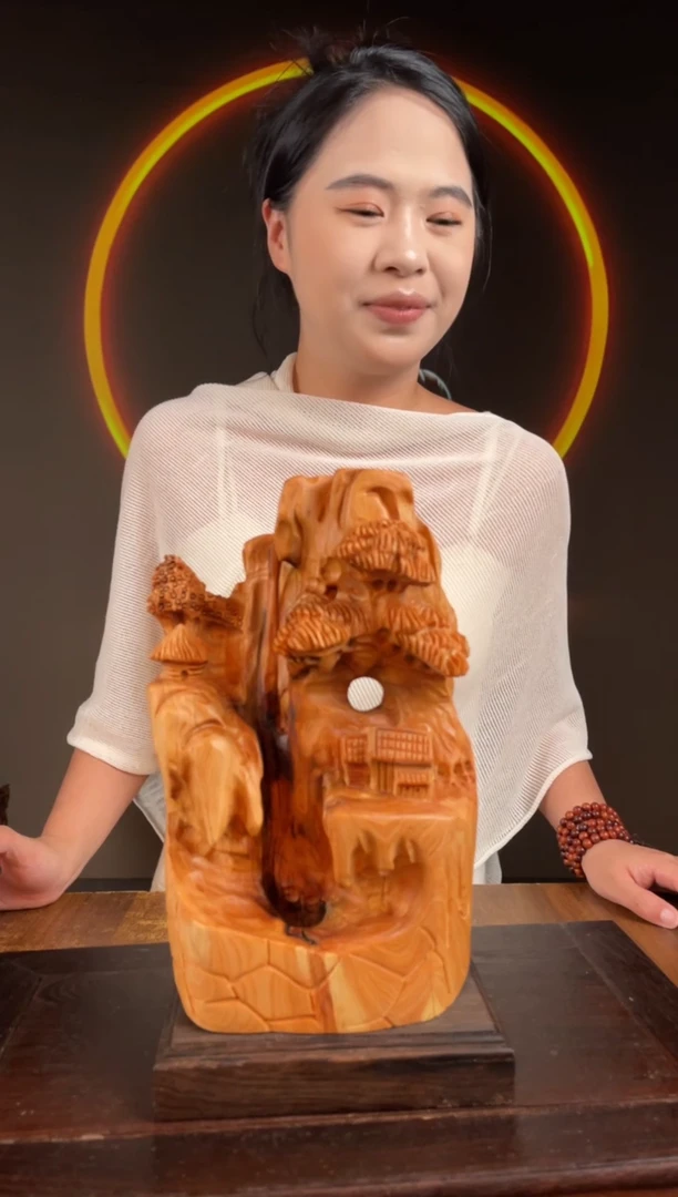 柏木（崖柏）手工摆件,先抢先得! 编号:68