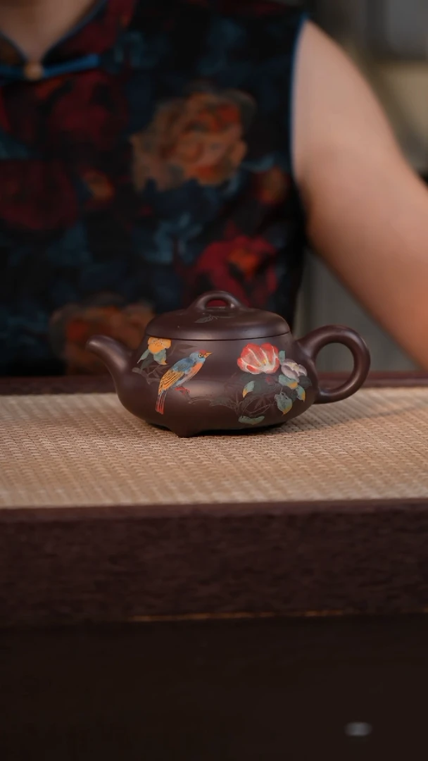 茶壶紫砂黑墩头 230cc