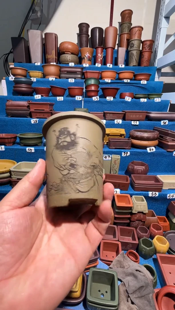 【闪购商品】紫砂紫砂花盆7*9