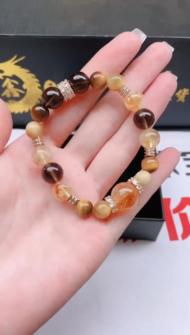 水晶手链未镶嵌多样性发拍一发一
