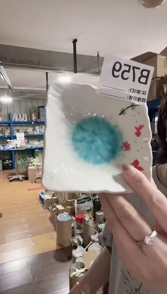 瓷片日本进口瓷器B729小碟（新款