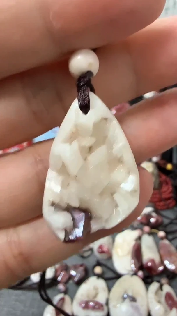 【闪购商品】天然辰砂大晶砂随行吊坠1