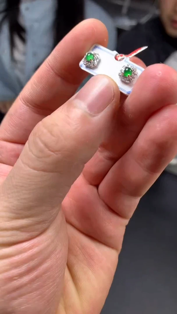 【闪购商品】翡翠耳饰未镶嵌0833706202/多样性发一