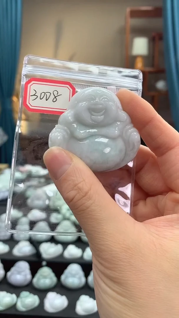 颈饰未镶嵌翡翠佛公3008