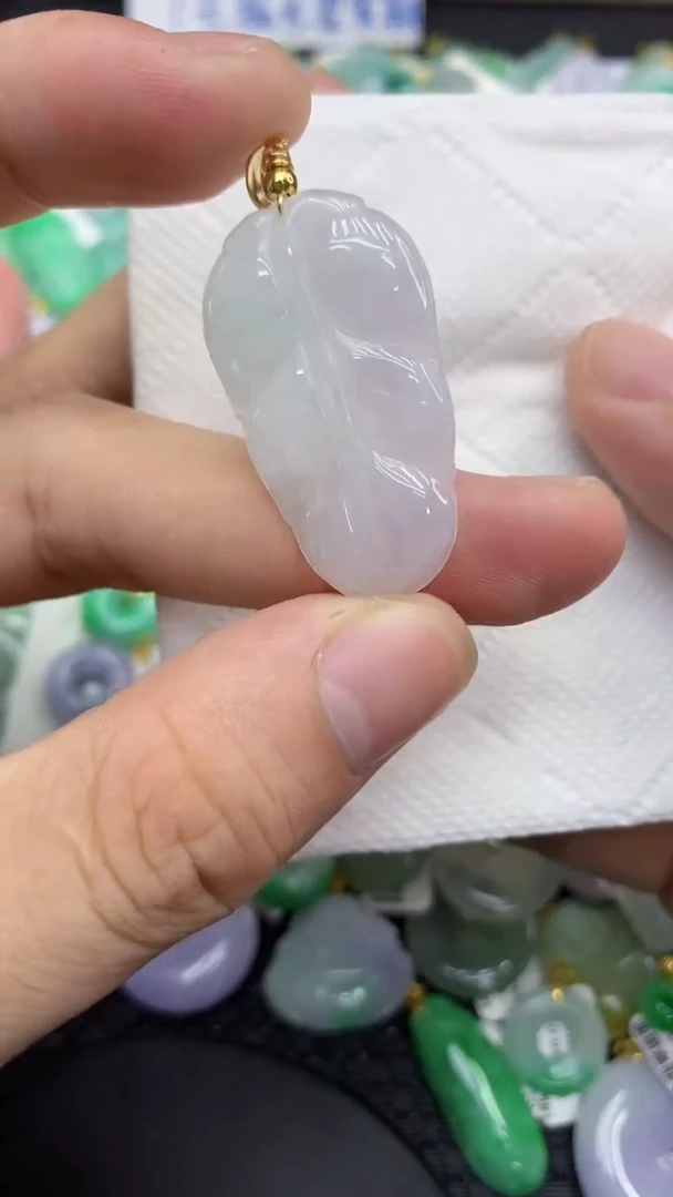 颈饰未镶嵌翡翠天然缅甸A货翡翠