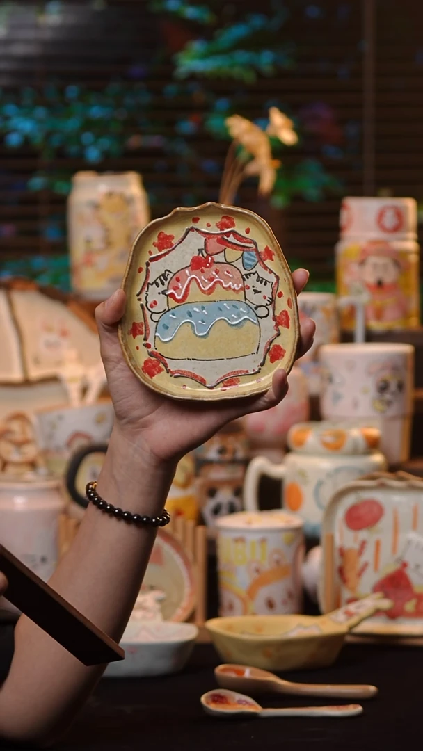 其他景德镇釉下彩手绘设计师款陶瓷