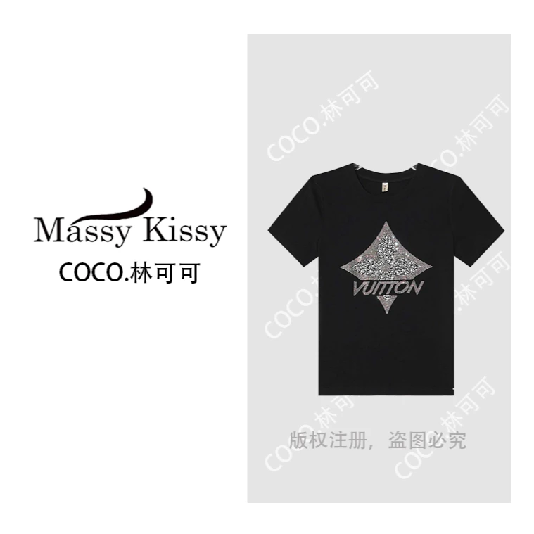 【COCO林可可】A79098新款洋气百搭短袖