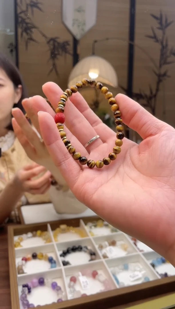 【闪购商品】水晶手链合金黄水晶