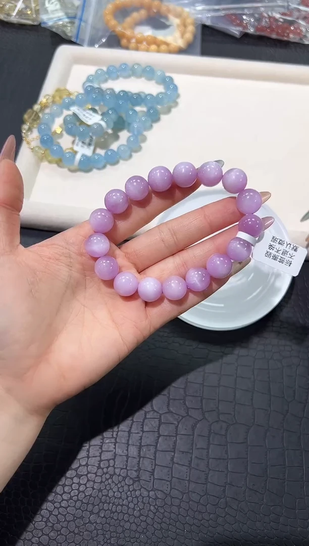 手串锂辉石未镶嵌20n多样性发其一【1条】默认微瑕