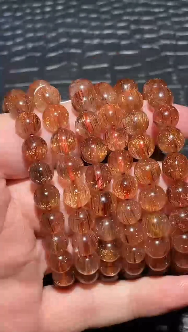 【闪购商品】水晶手链未镶嵌单圈发晶A8.5（多样性发其一）