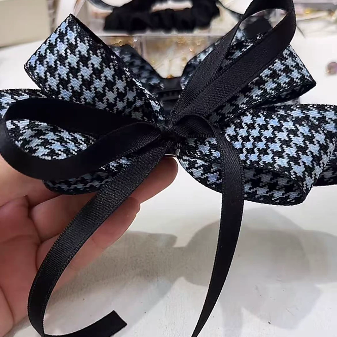 黑色10公分蝴蝶结弹夹wm-1266