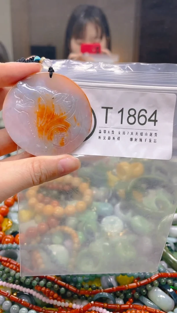 翡翠未镶嵌颈饰/T/翡翠A货一图一物