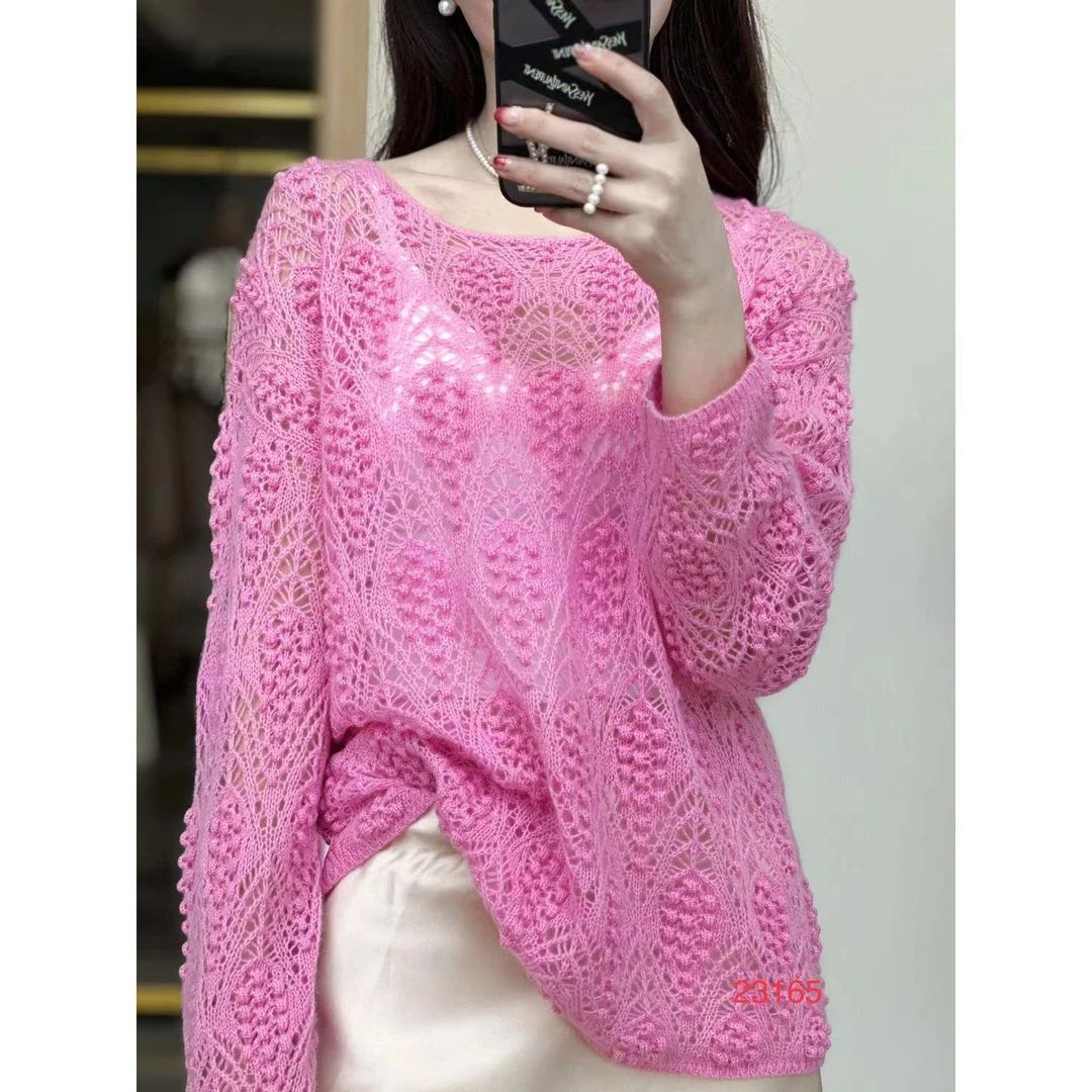 【集合GP2号1/27日】【卡诗米羊绒】潮牌山羊绒100%女款针织上衣