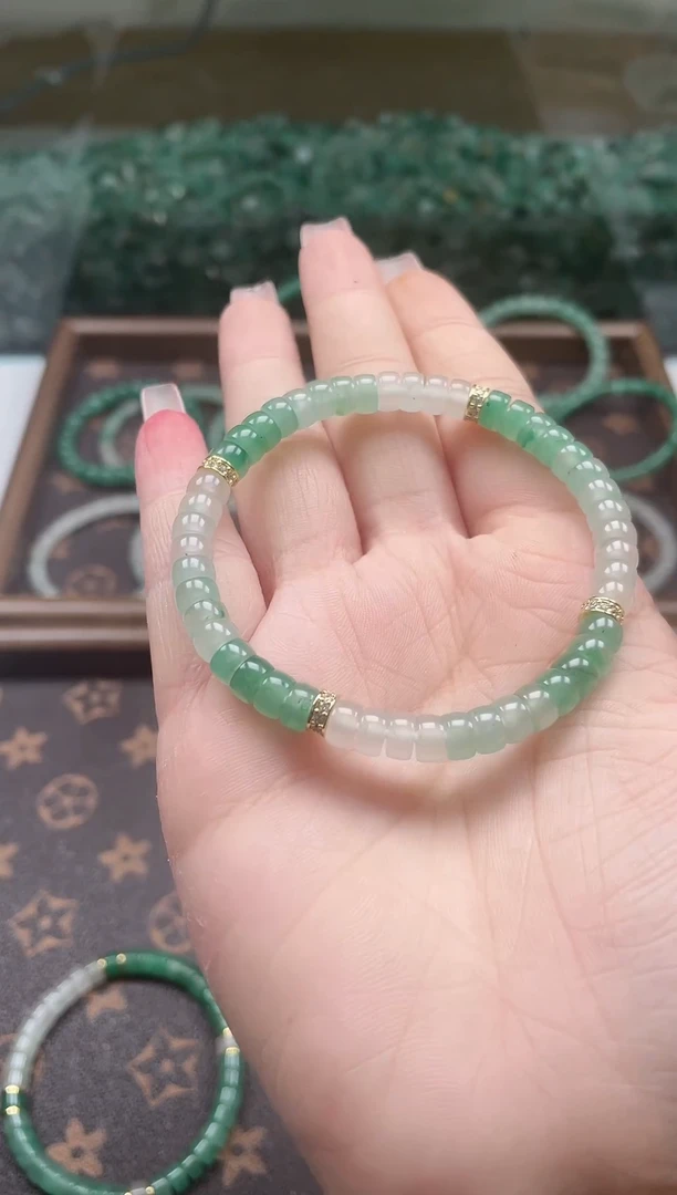 合金手串石英质玉（非洲翠）非洲翠手串2号