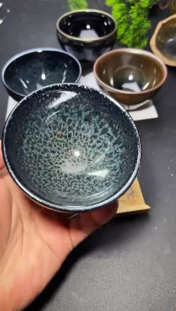 茶盏219 叶紫建盏