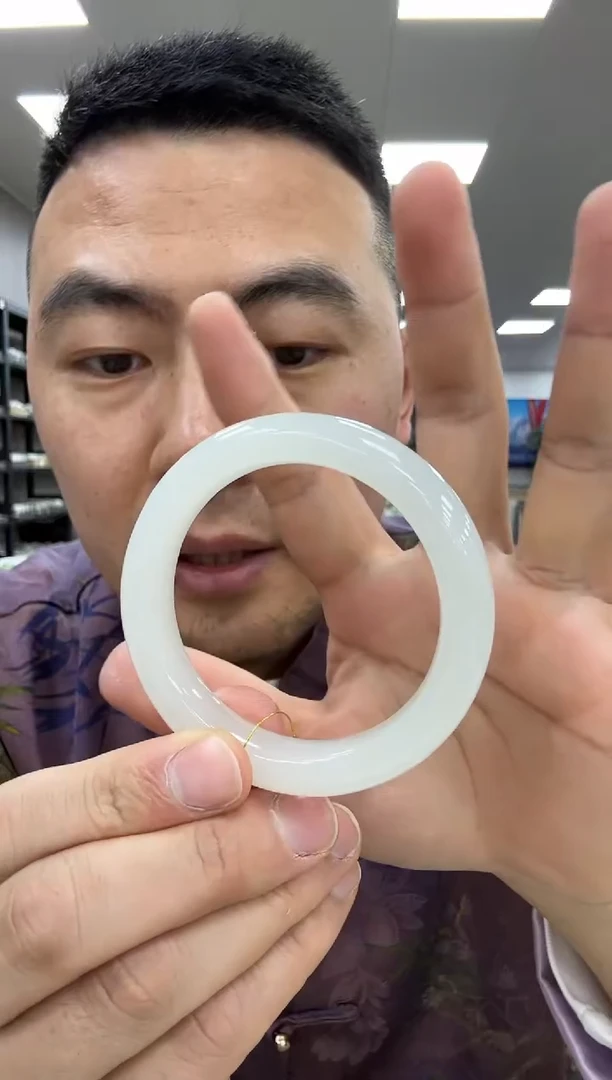 【闪购商品】和田玉手镯未镶嵌53-54  455