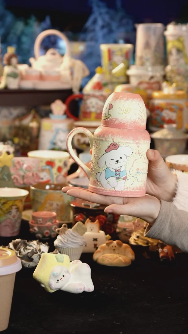 其他陶景德镇釉下彩手绘设计师款陶瓷