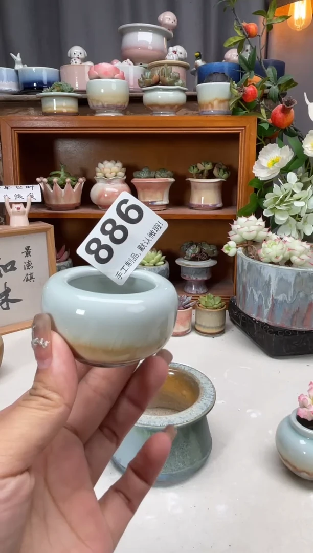 瓷片j**h886知木小芳花盆