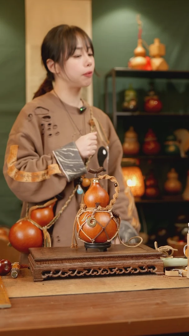 295号精品天然大漆酒葫芦一物一拍~