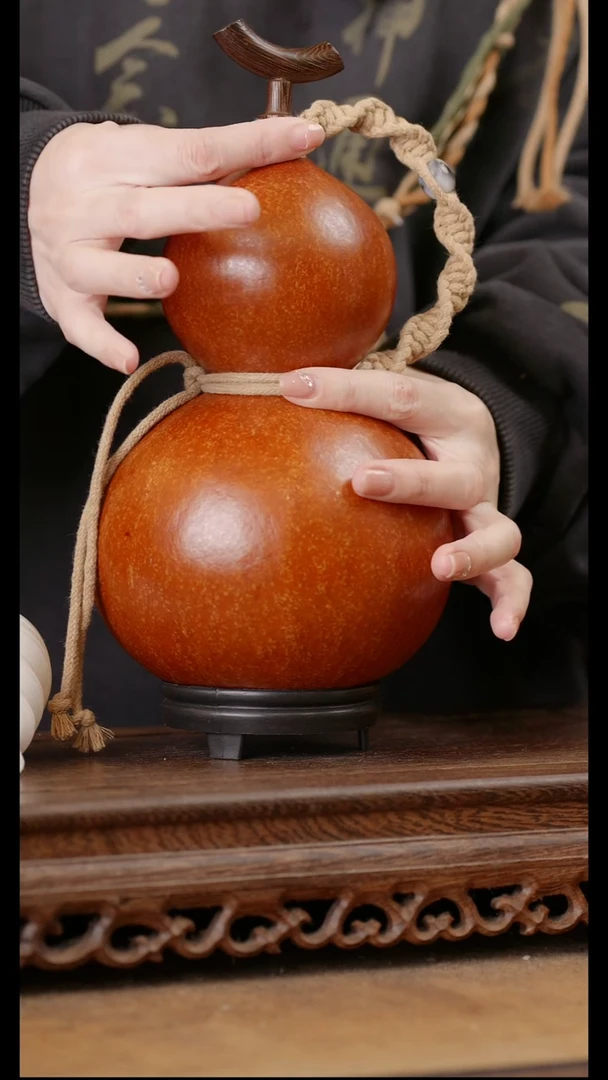 34号精品天然大漆酒葫芦一物一拍~