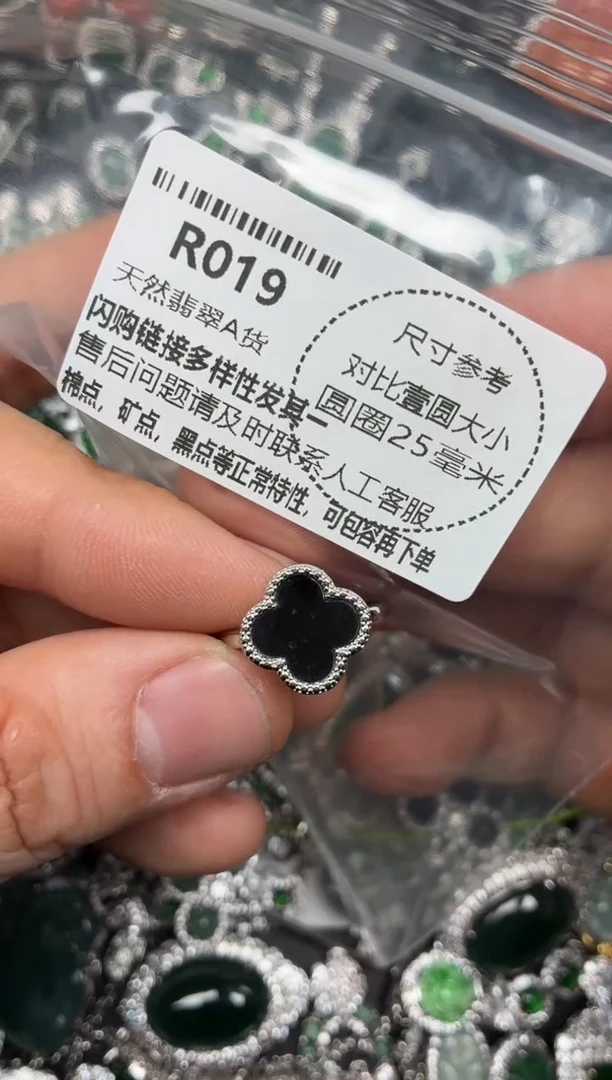 颈饰未镶嵌翡翠R019戒指