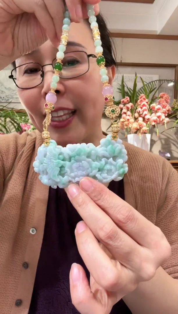 【闪购商品】翡翠颈饰未镶嵌国风