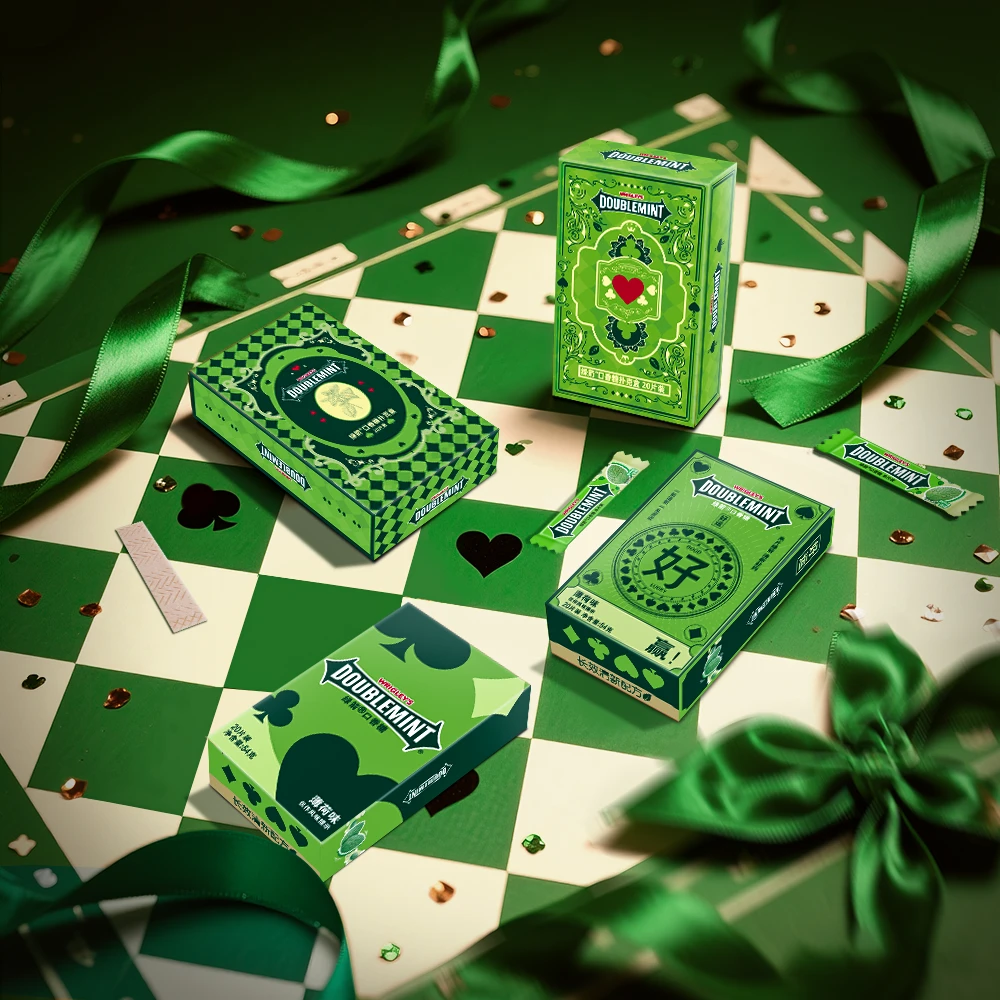 【万圣节口香糖】零食多口味糖果运动绿箭口气清新系列创意礼盒社交