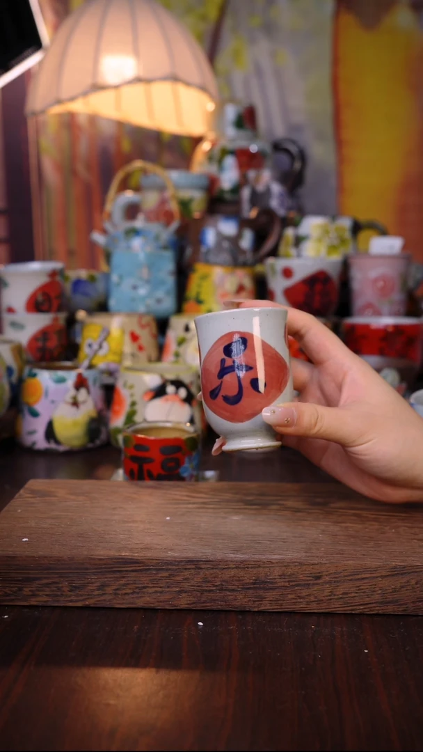杯子泥垚手作 景德镇手工手绘陶瓷器物