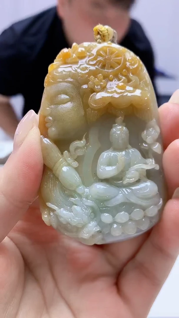定制翡翠未镶嵌5060ms-毛货51佛