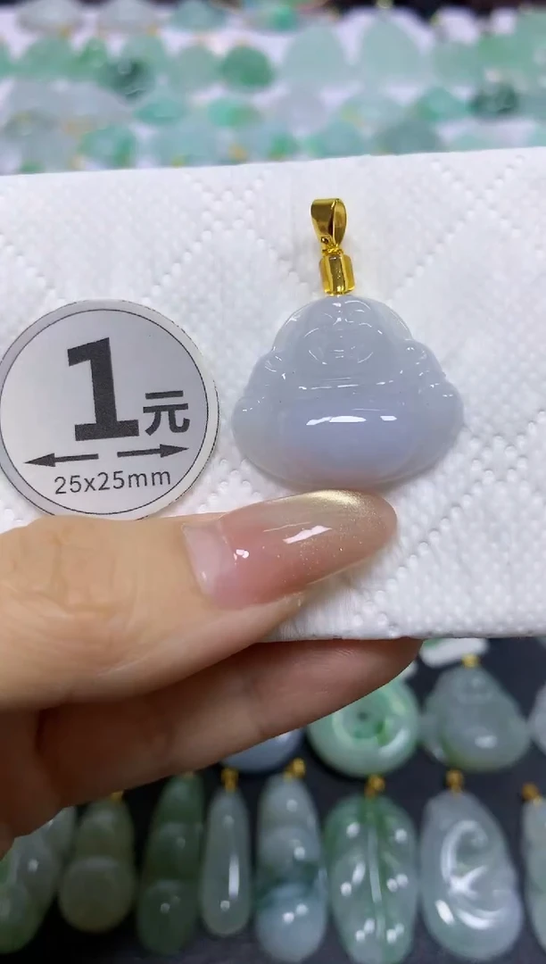 颈饰未镶嵌翡翠天然翡翠A货