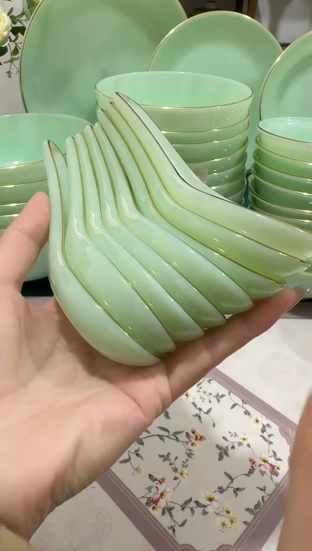 小汤勺玉瓷10个  【贝美】