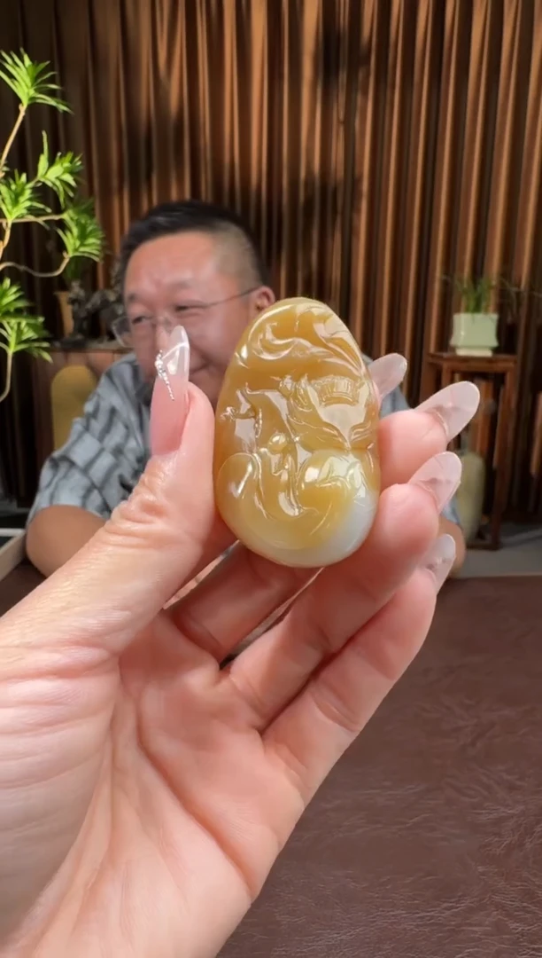 和田玉未镶嵌颈饰109海珠8.1多样性拍一发一