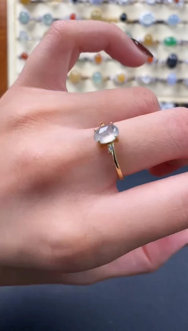 银S925镶嵌戒指翡翠11111111+9