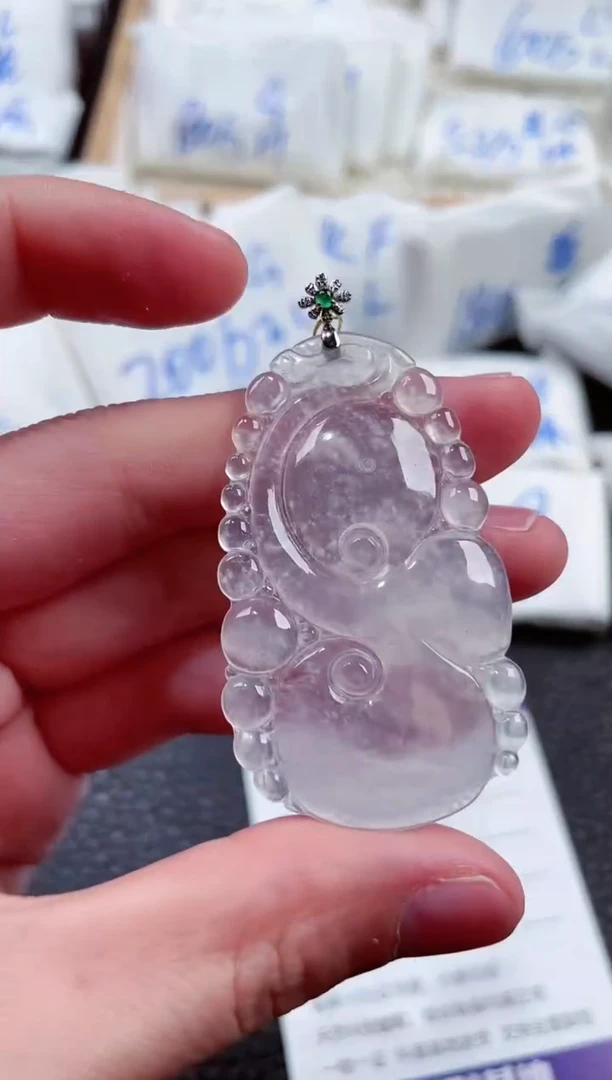 【闪购商品】翡翠颈饰18K金镶嵌00000306