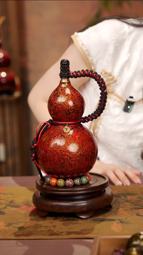 55易林高端工艺大漆酒葫芦--538