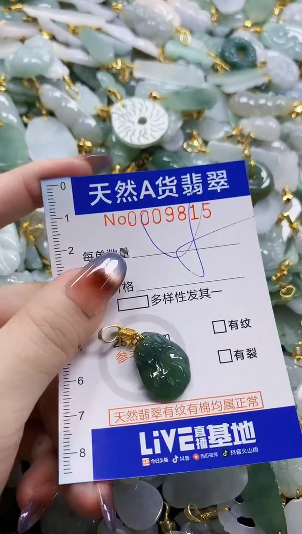 颈饰未镶嵌翡翠天然A货翡翠