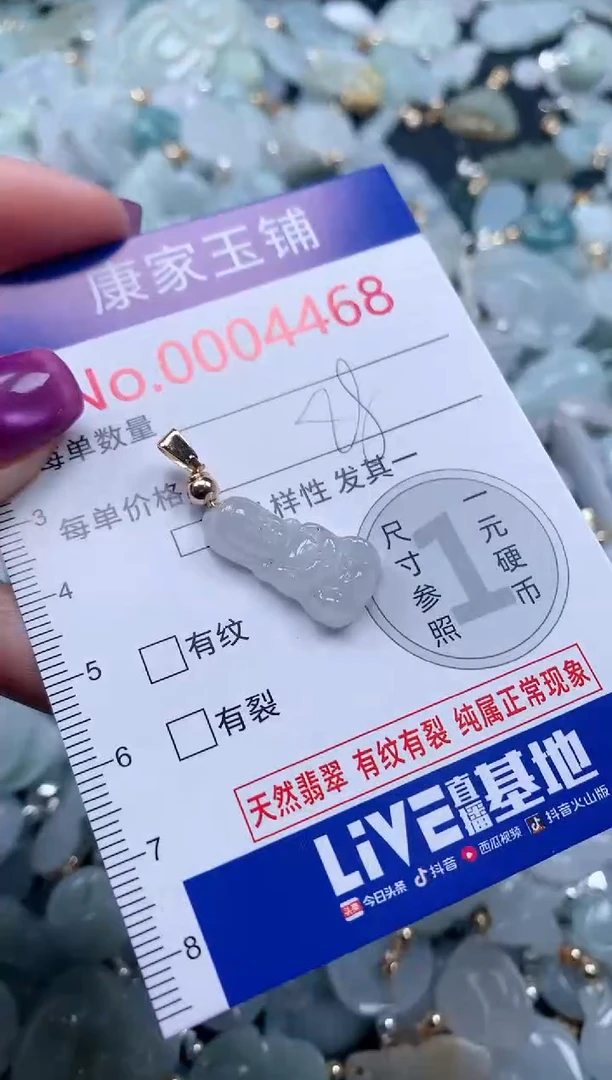 颈饰未镶嵌翡翠4468
